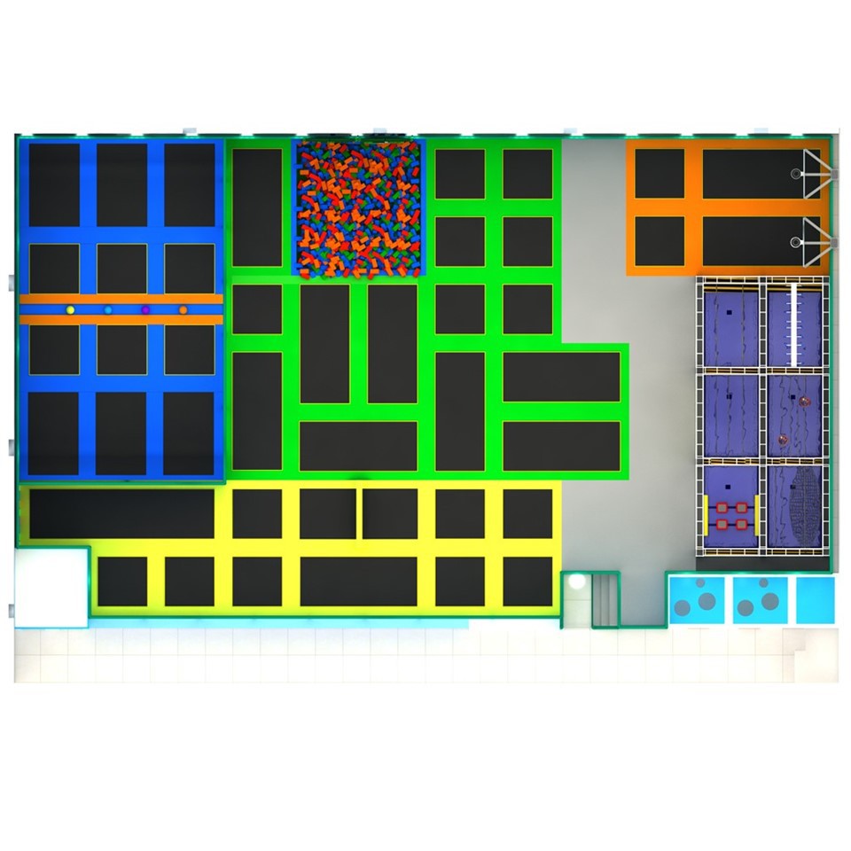 underground trampoline