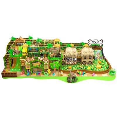 Закрита детска площадка в нов стил